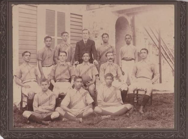 Early Cornwall College football team